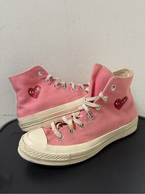 CONVERSE X COMME DES GARCONS PLAY CTAS 70 HI Pink Size 8 US Women’s 168301C
